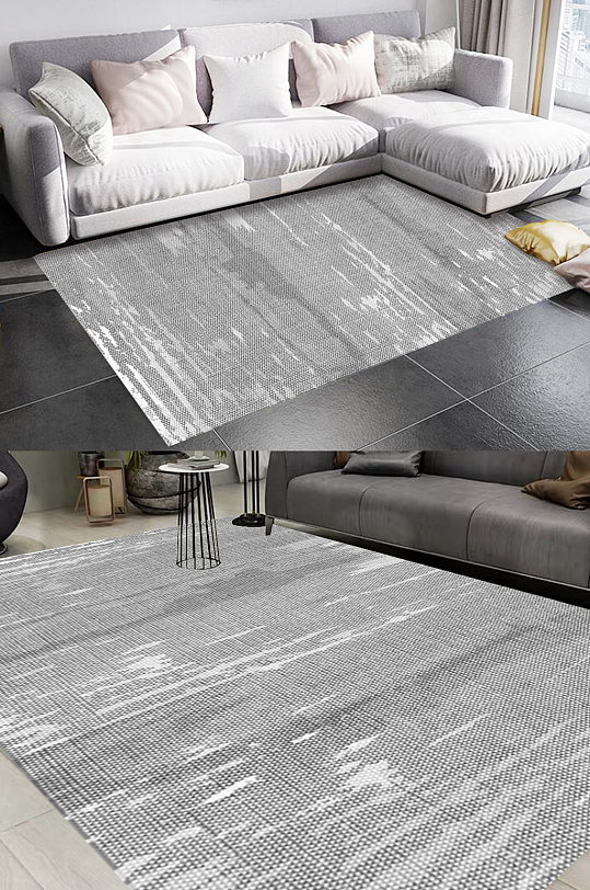 灰色土耳其风格地毯图案-众图网