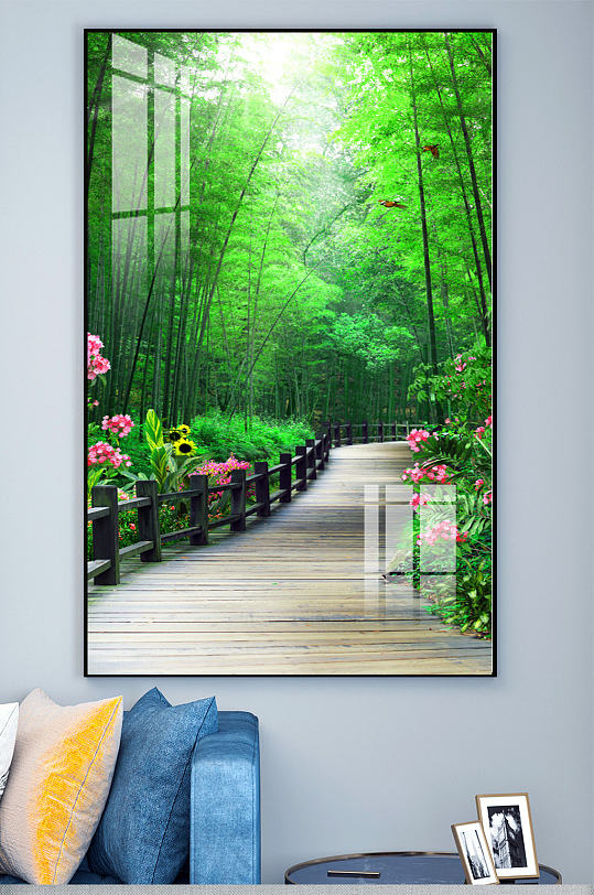 竹林装饰画图片 竹林装饰画设计素材 竹林装饰画模板下载 众图网