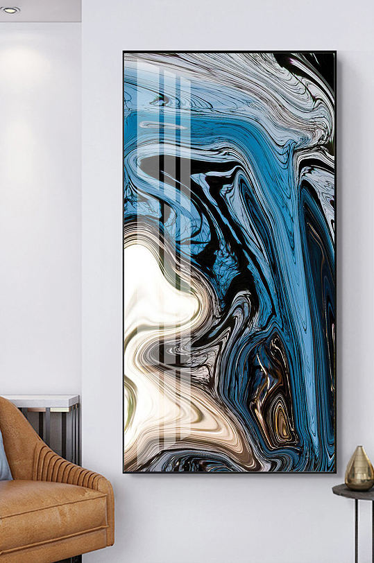 流沙抽象装饰画背景墙