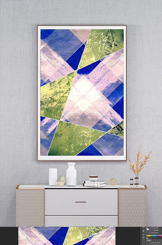 不规则画面分割美式装饰画