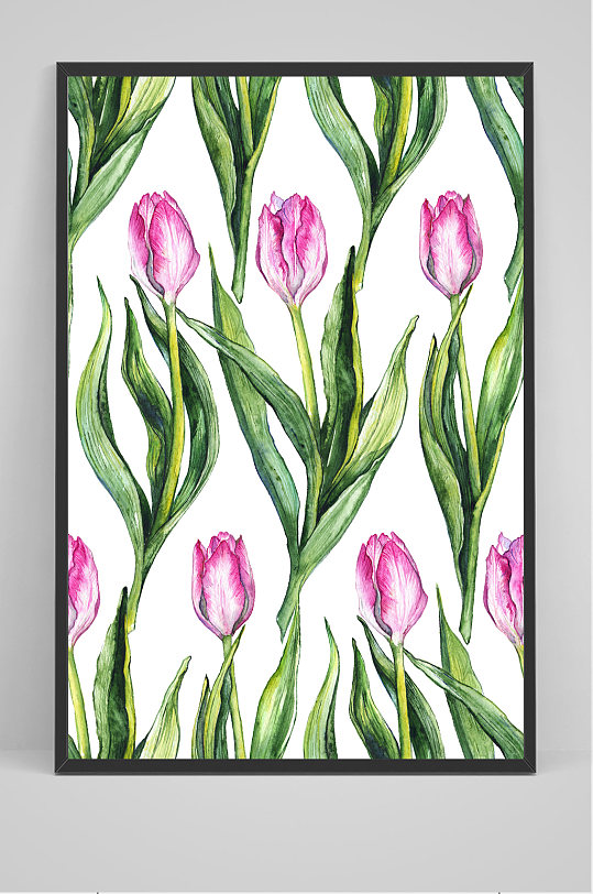 郁金香图案花卉素材