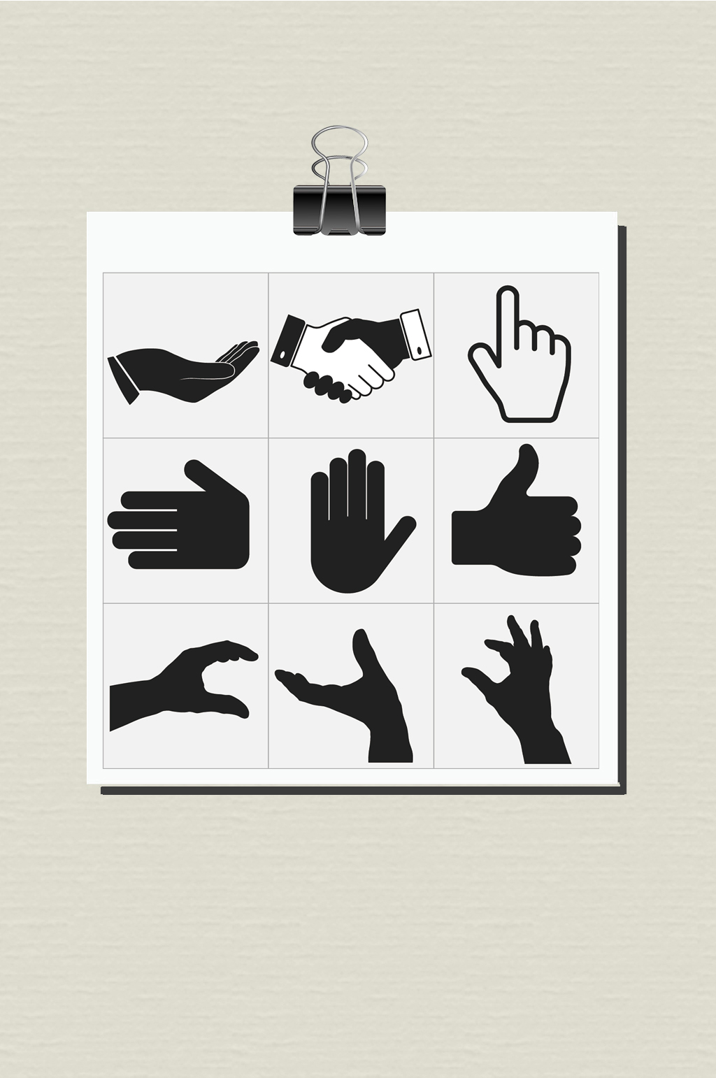 国际手势符号图片