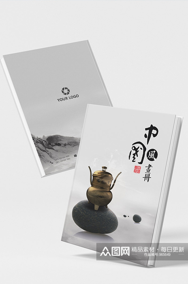中国风古典画册封面素材