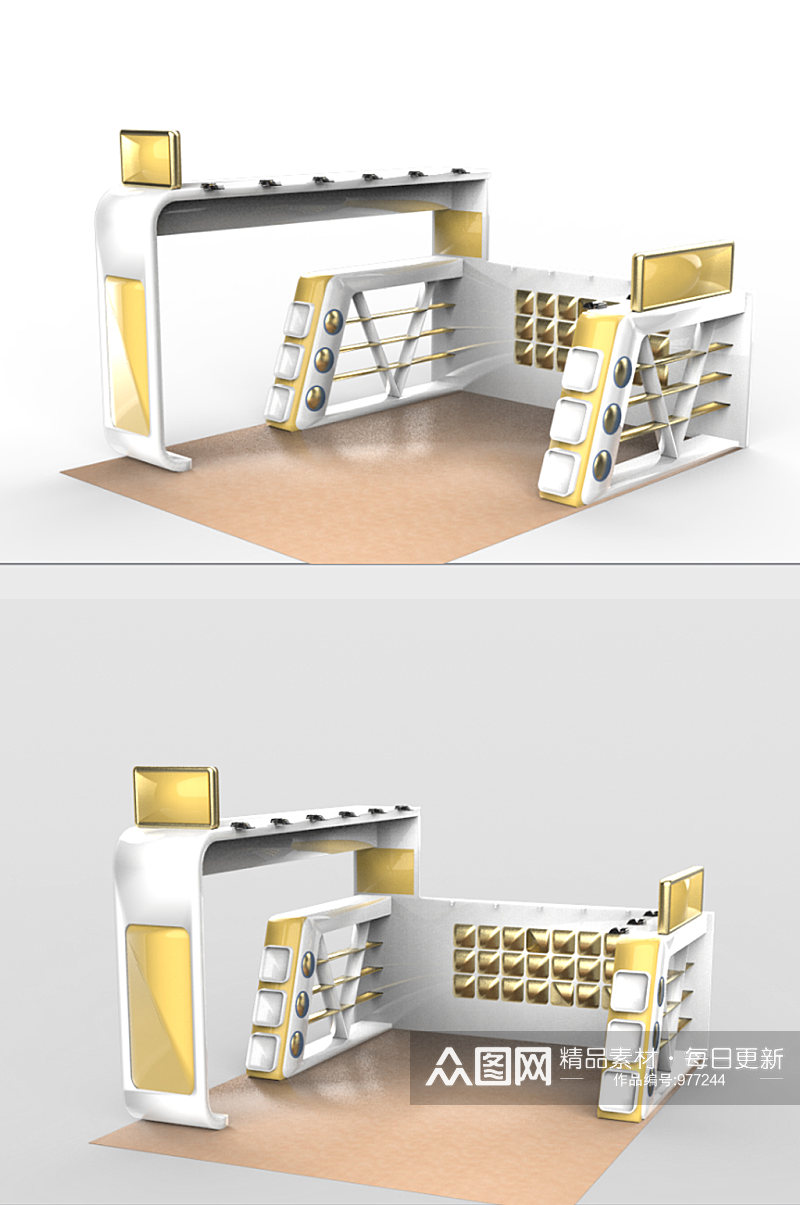 销售美陈展示设计建筑素材