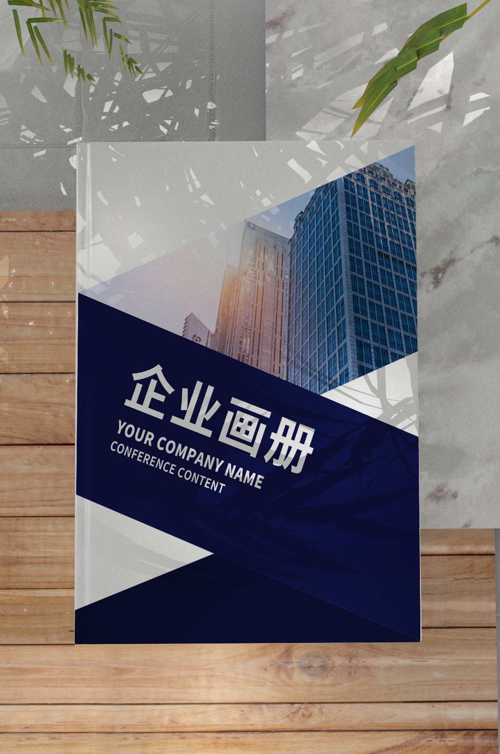 大气通用简约企业画册封面素材