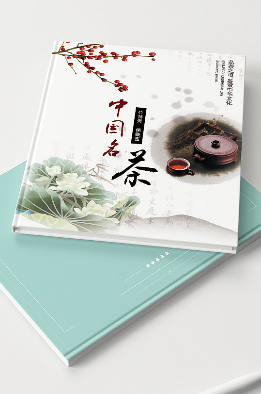 简约大气中国名茶画册封面