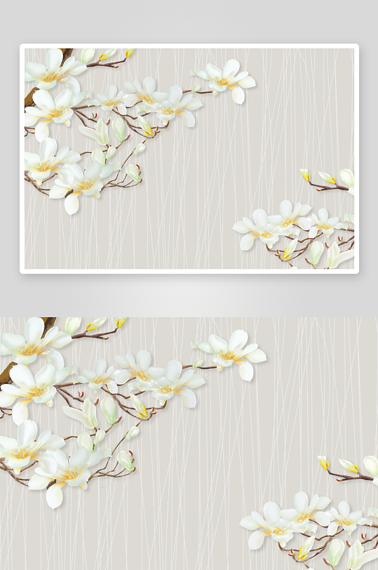 玉兰花壁纸壁布电脑壁纸-众图网