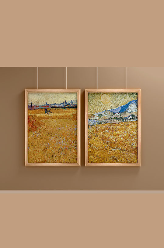 简约画框样机贴图-众图网