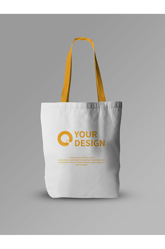 简约时尚帆布袋样机-众图网