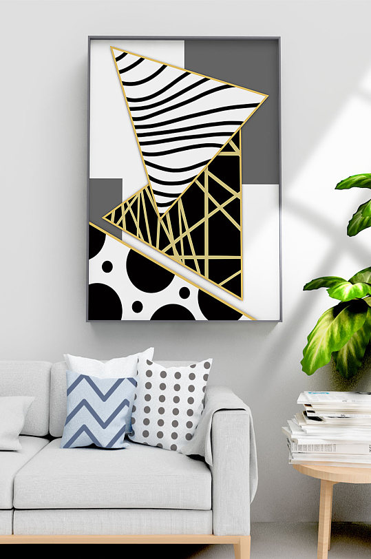 立体黑白画图片-立体黑白画素材下载-众图网