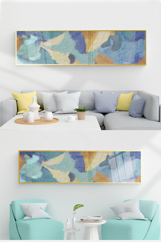 手绘抽象客厅装饰画图片-手绘抽象客厅装饰画设计素材-手绘抽象客厅