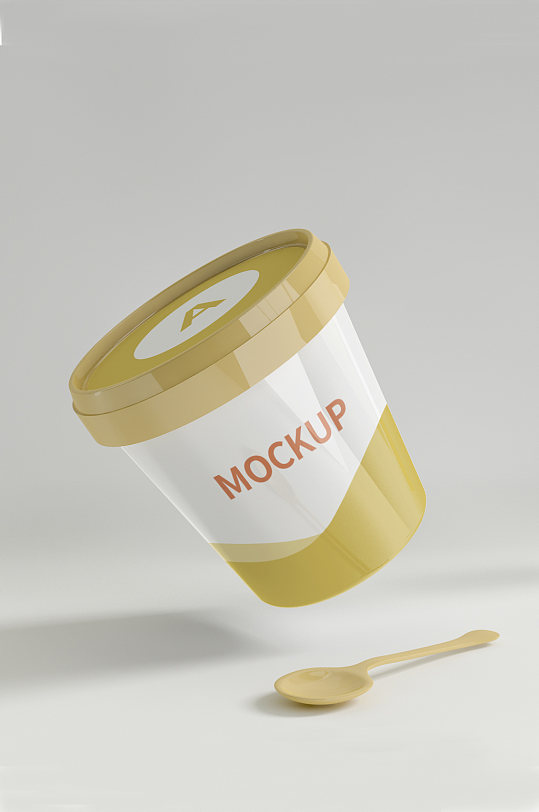 冰淇淋盒子包装食品样机