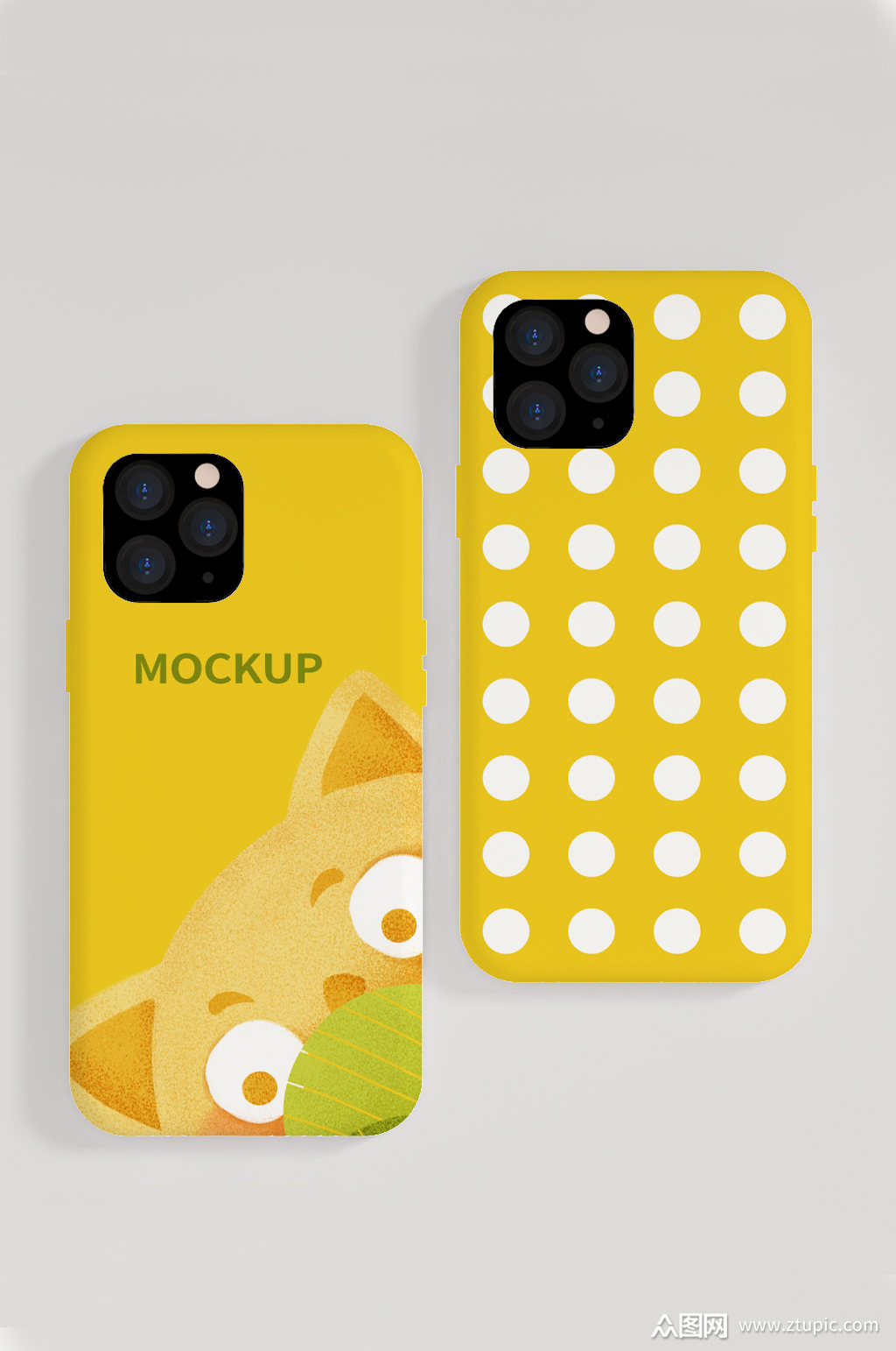 模型手机贴膜手机壳样机模板下载-编号241396-众图网