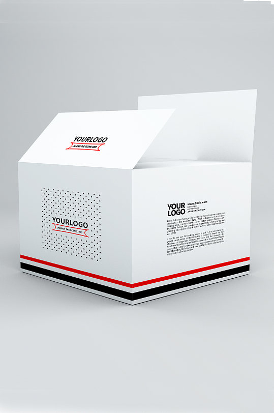 模型箱子正方形盒子样机模库网-众图网