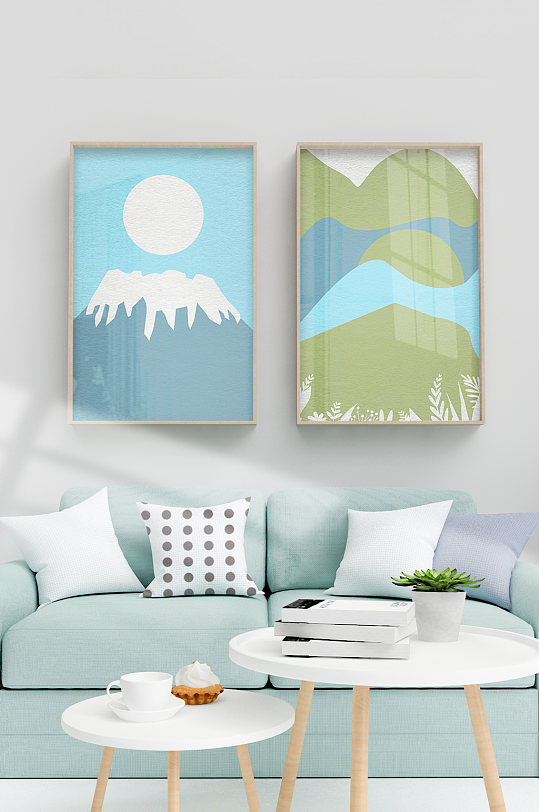 北欧简洁现代高端装饰画