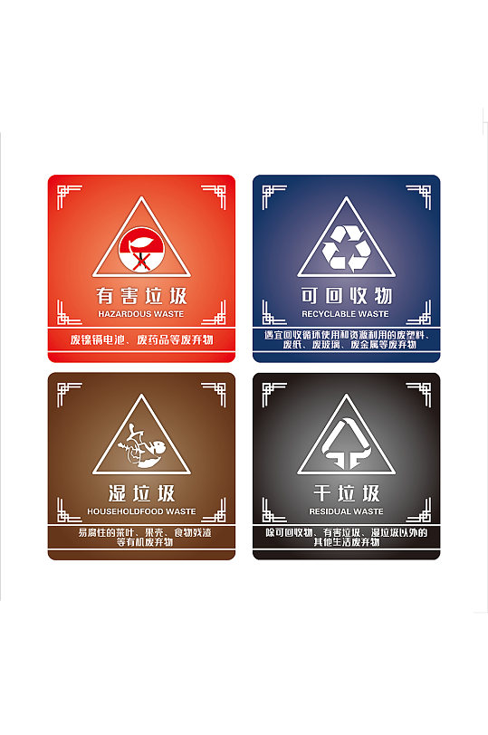 導(dǎo)視系統(tǒng)垃圾分類標(biāo)識