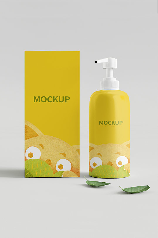 模型洗发水包装样机