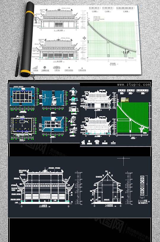 建筑CAD图纸图片-建筑CAD图纸素材下载-众图网