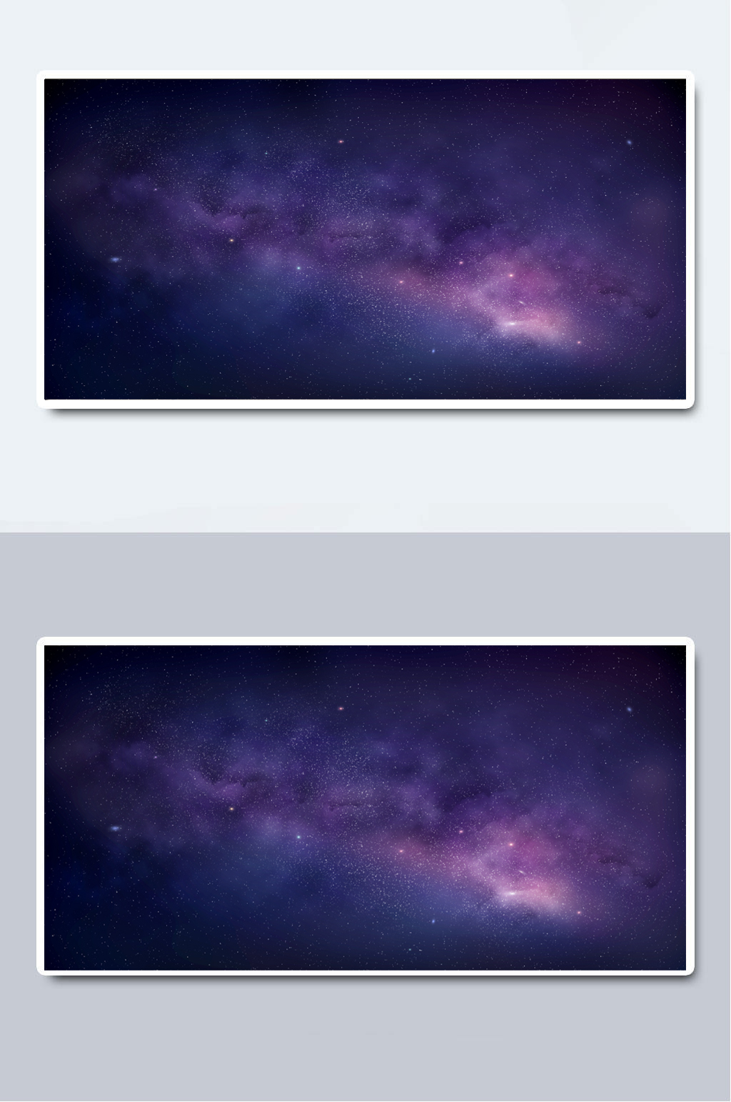 紫色璀璨星空背景素材