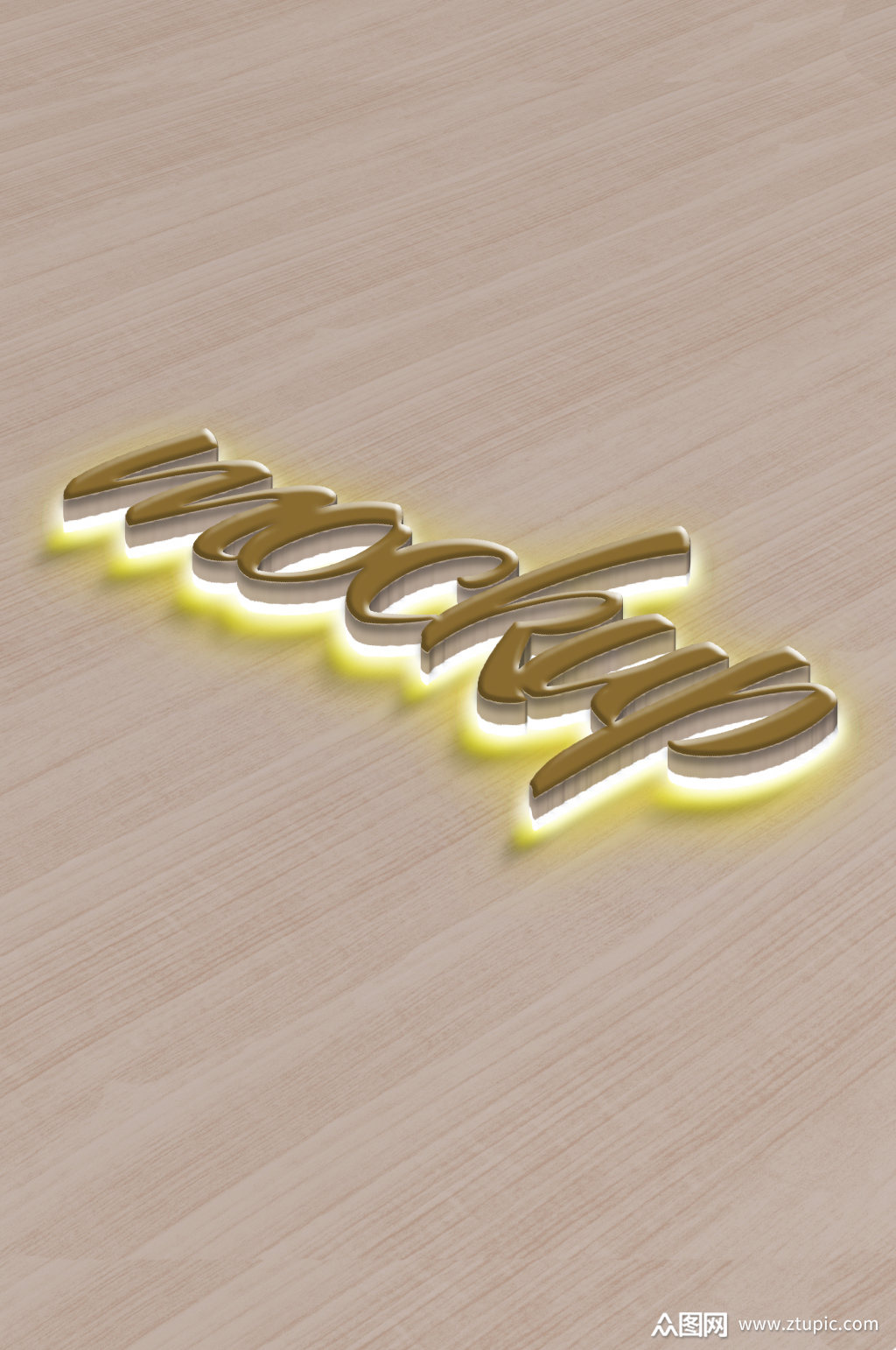 发光logo发光字样机