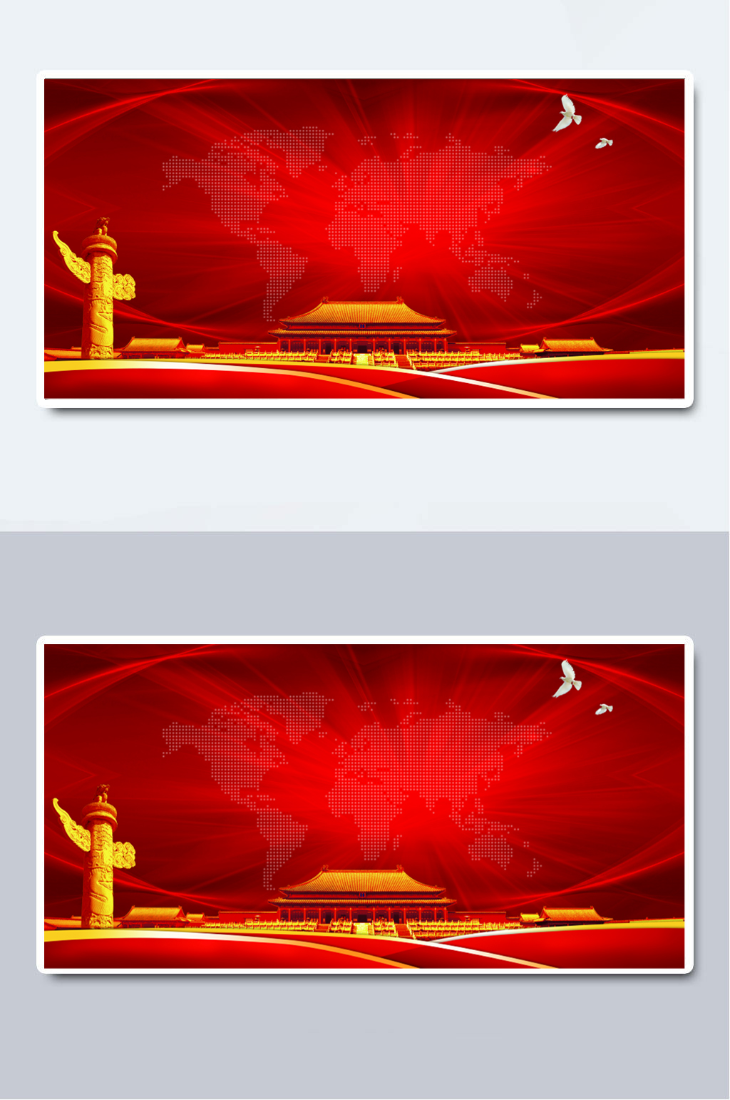 党建八一精美宣传背景素材