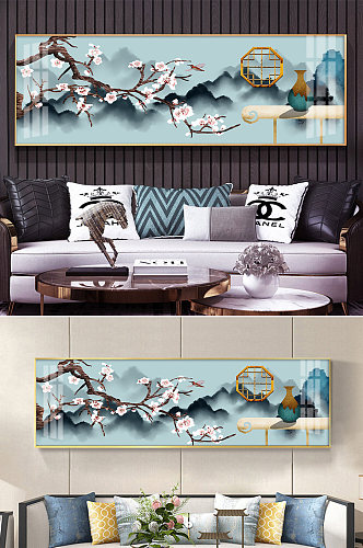 新中式花鸟艺术意境装饰画