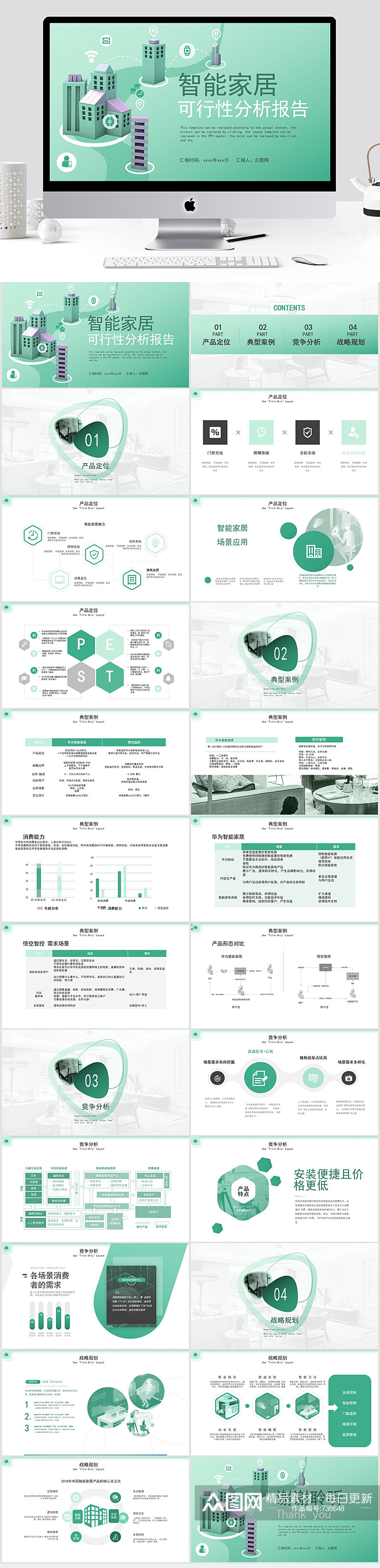 智能家居可行性分析报告ppt素材