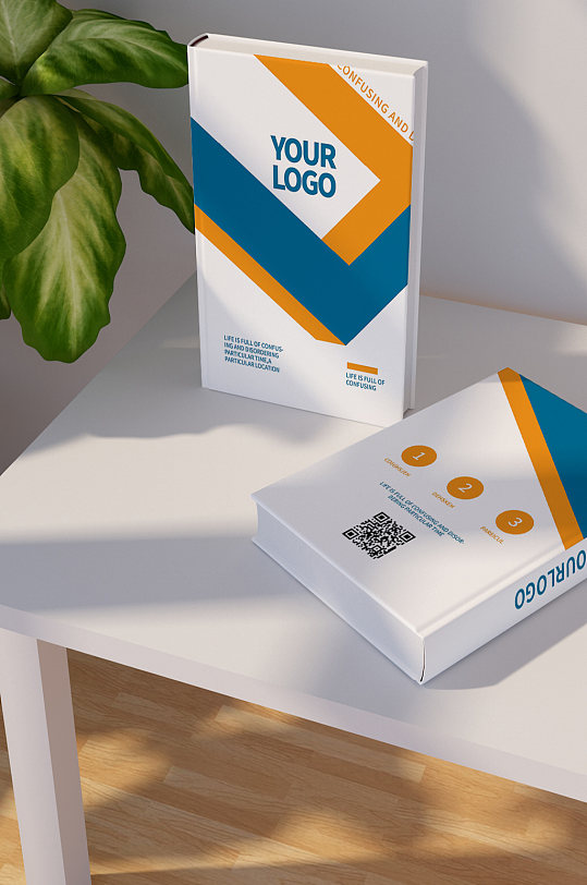 画册书籍书册子光影样机-众图网