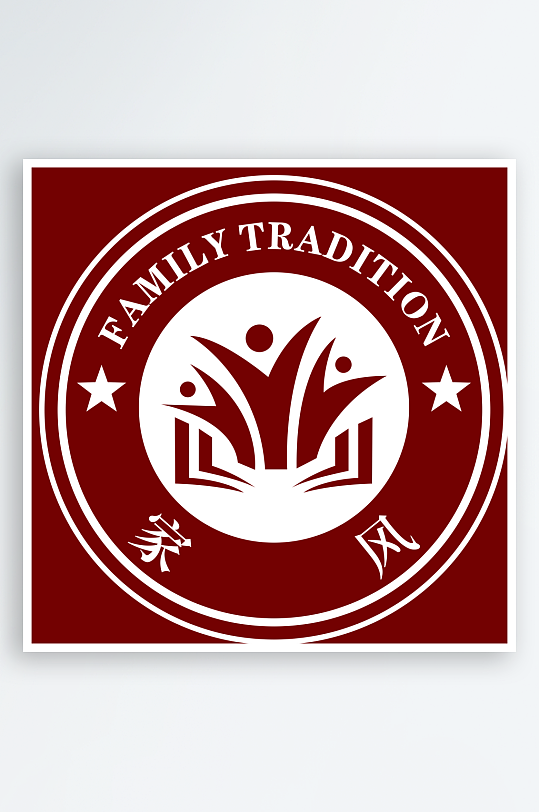 家风家训logo设计