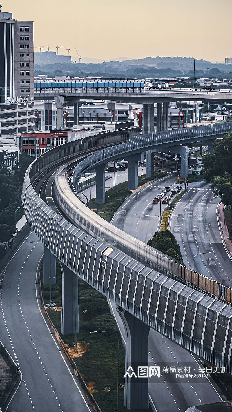 桥梁设计建筑风景素材素材