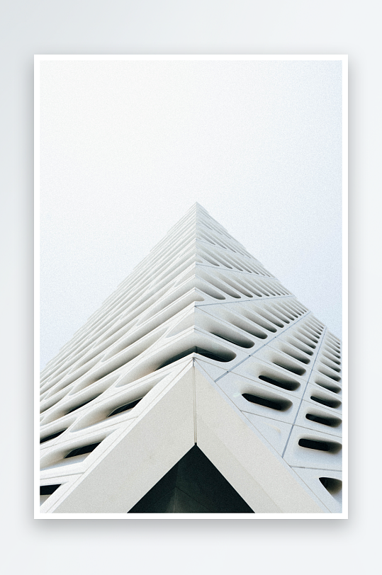 简约空间摄影图构成感