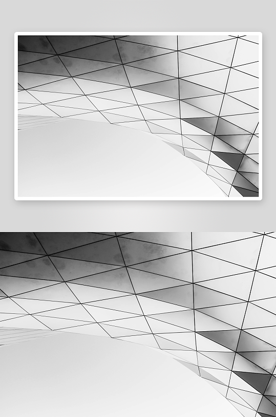 简约空间摄影图构成感