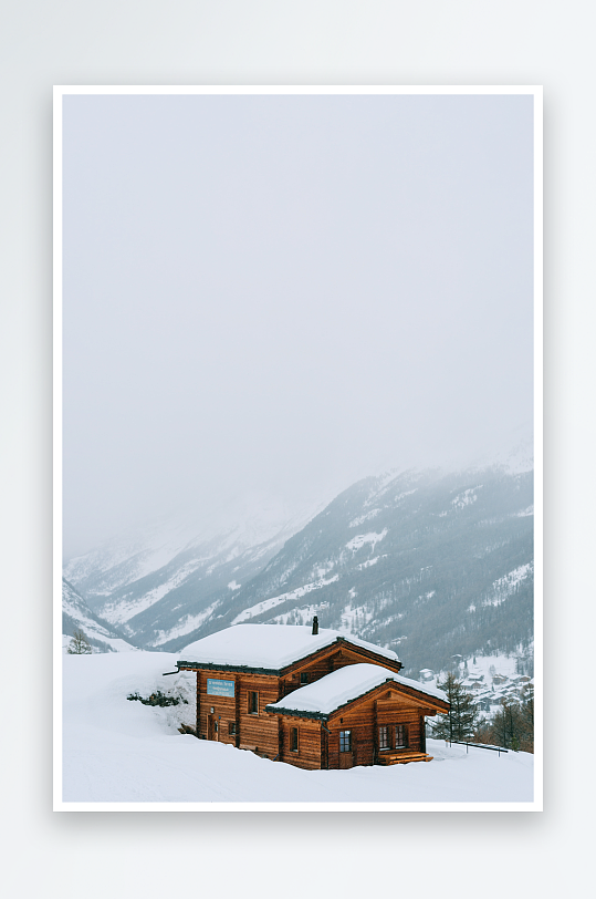 大雪摄影雪山雪树