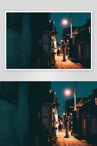 夜市摄影人文热闹照片素材