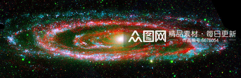 唯美璀璨星空宇宙星空漩涡素材