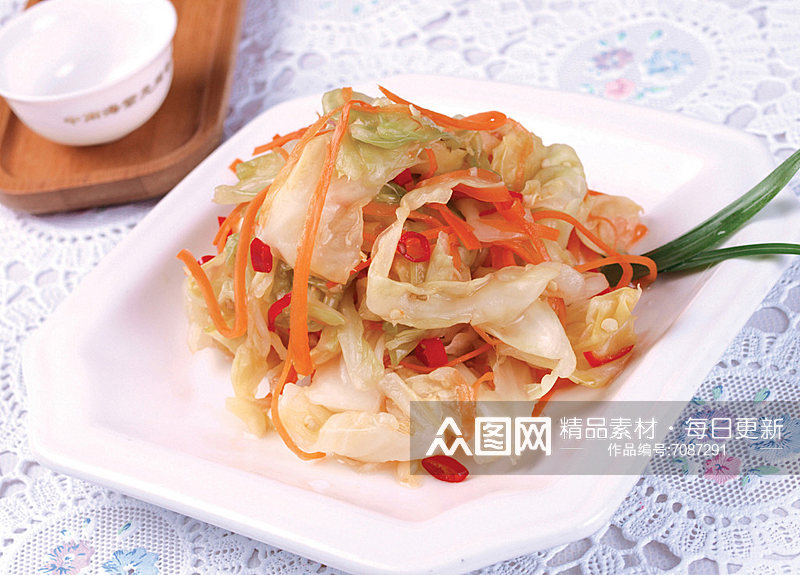 韩式泡菜辣白菜图片素材