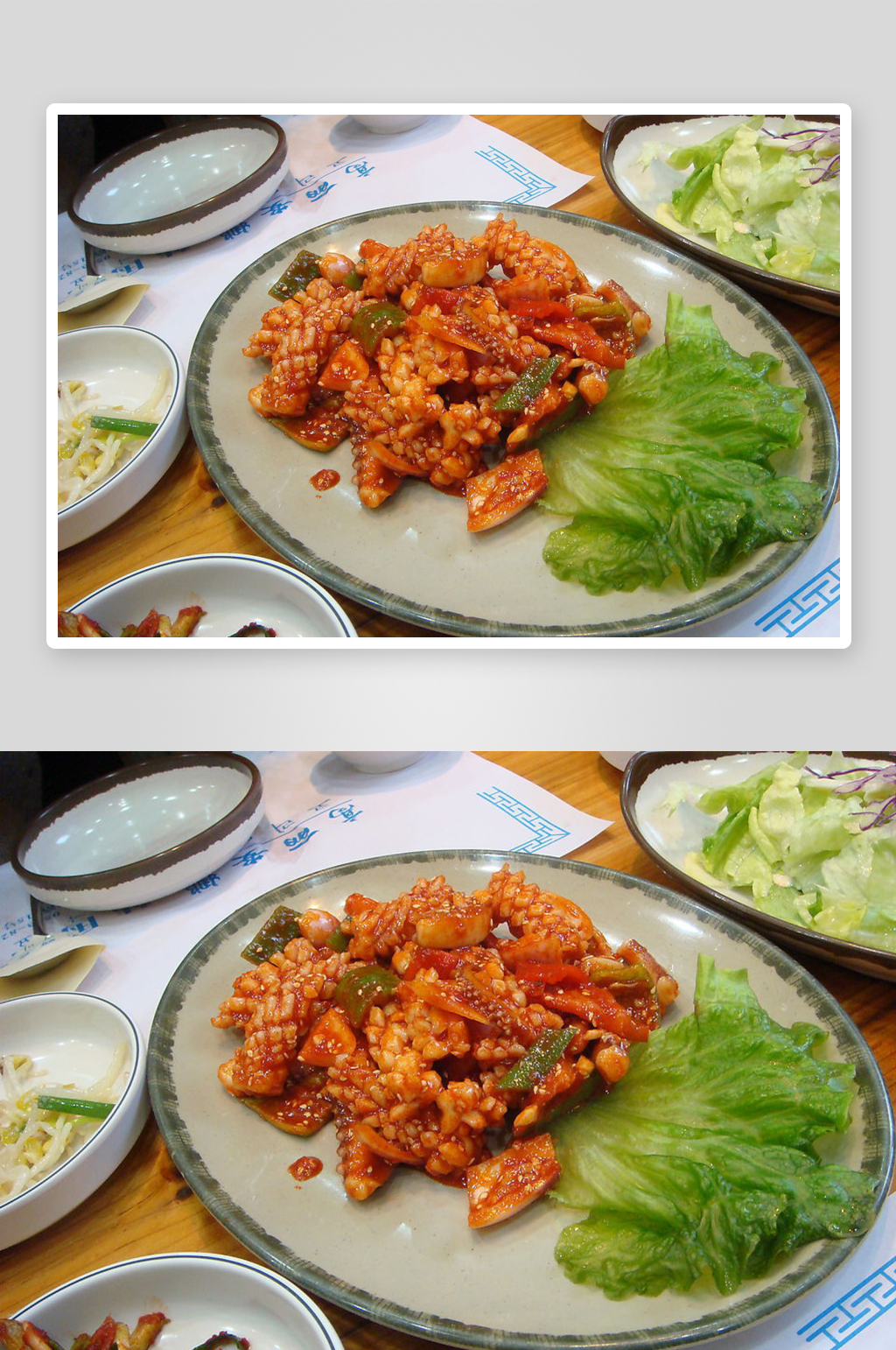 朝族韩国传统料理美食素材