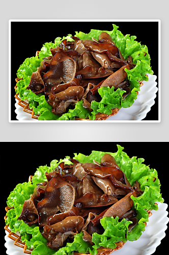 火锅菌类配菜照片