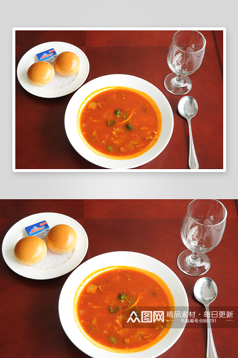 罗宋汤餐饮美食照片素材
