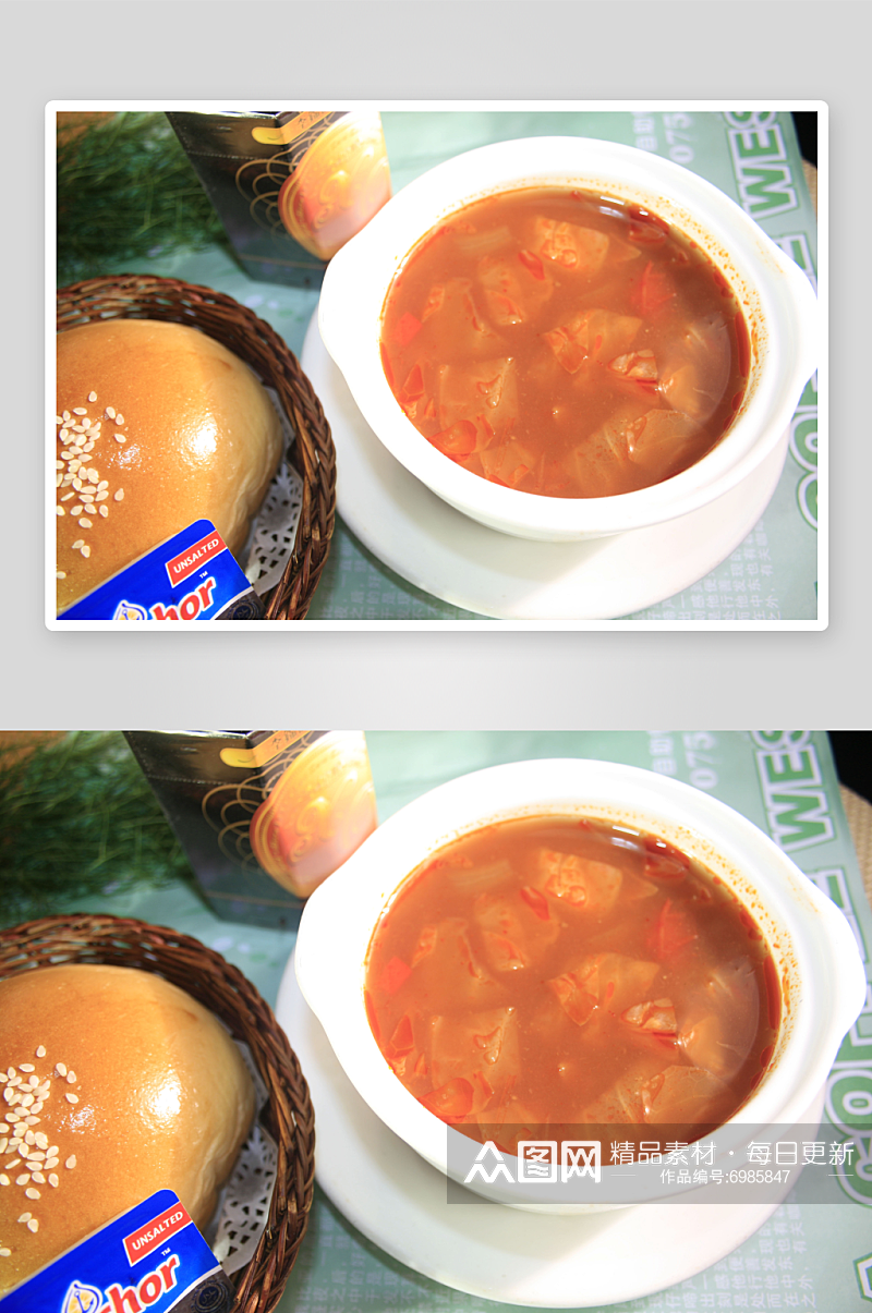 罗宋汤餐饮美食照片素材