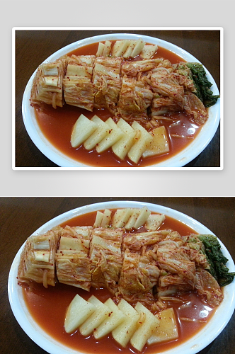 韩式泡菜辣白菜图片