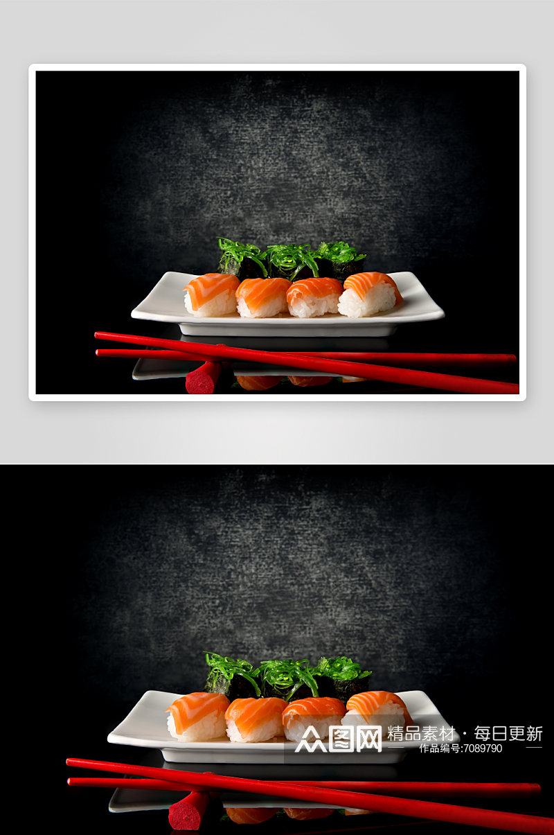 日式料理寿司图片素材