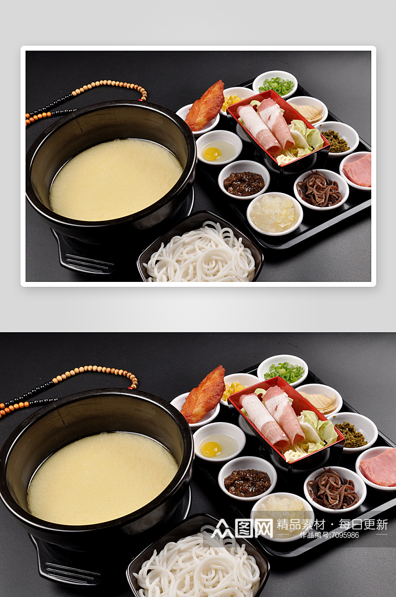 砂锅米线砂锅粉图片素材
