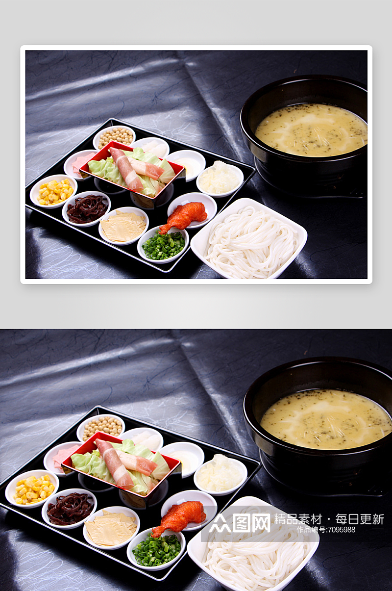 砂锅米线砂锅粉图片素材