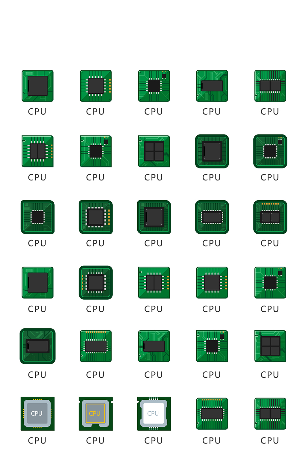 绿色电商网购小app图标素材