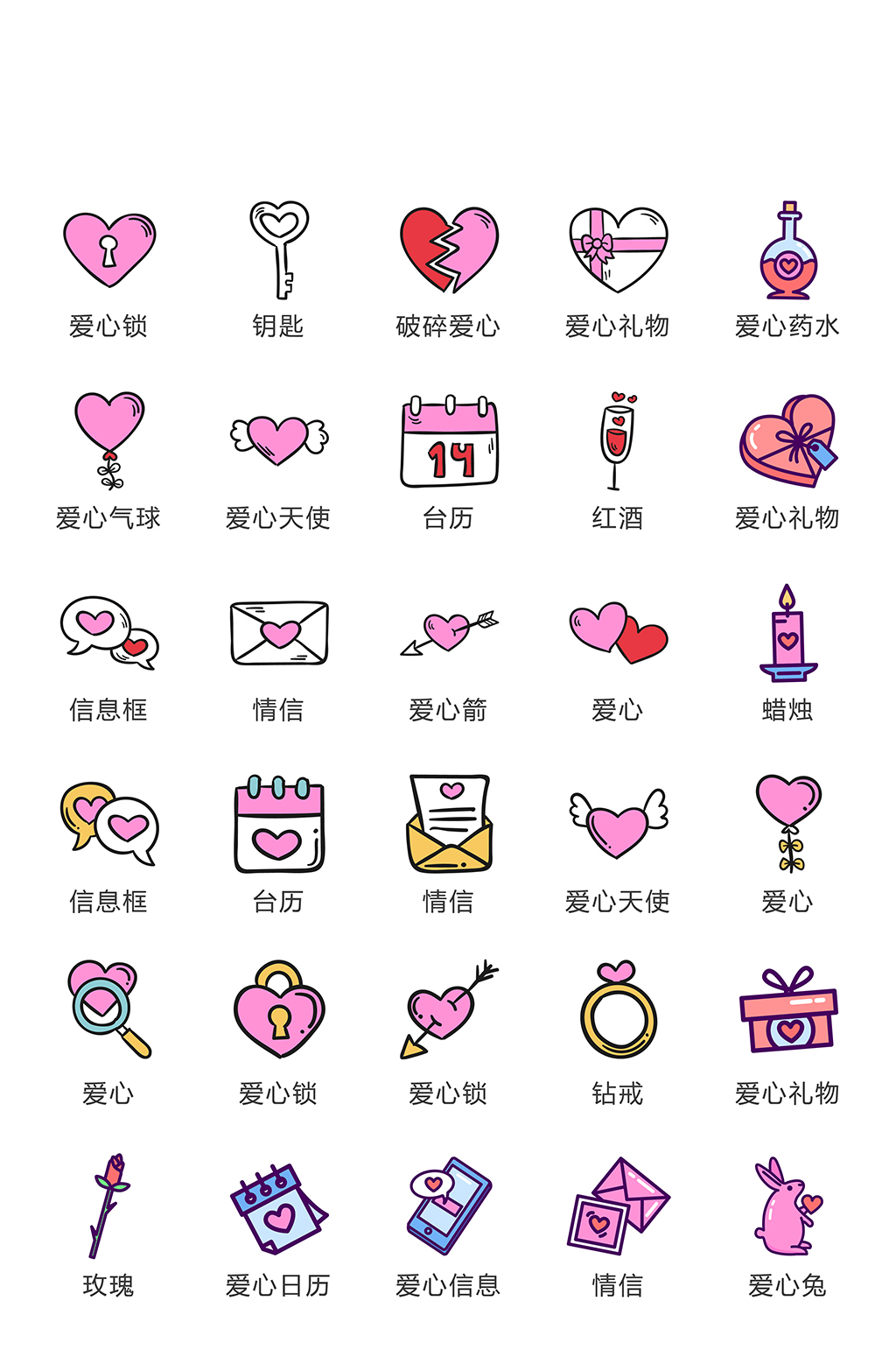 可爱电商网购小app图标素材