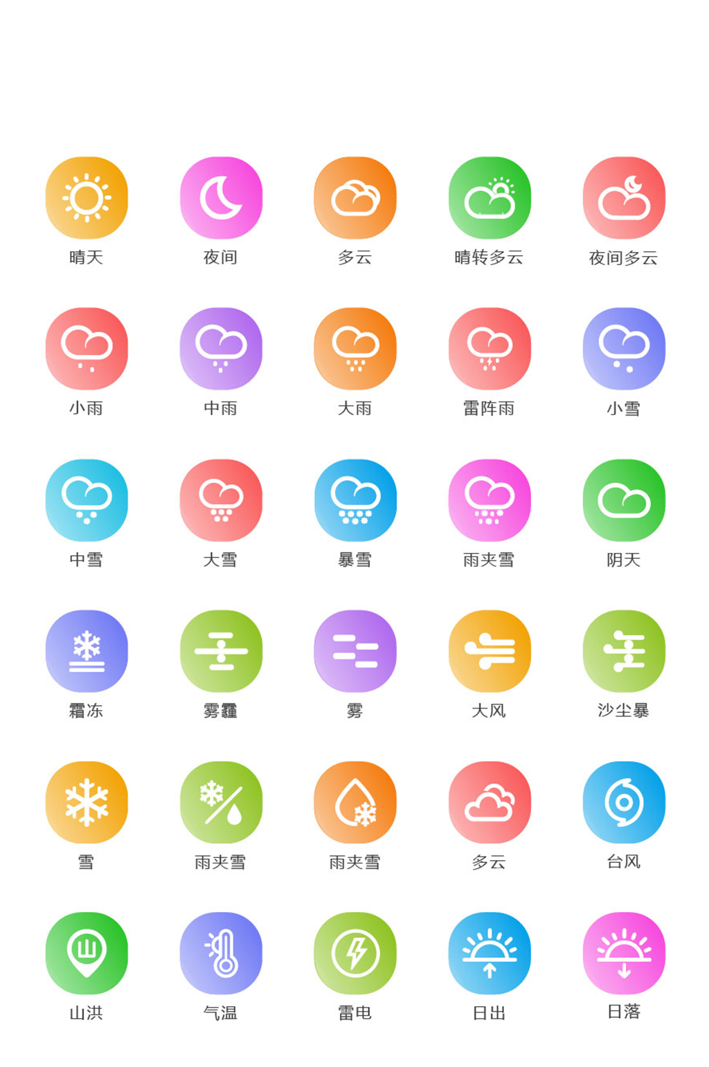 圆形实用广告app图标素材