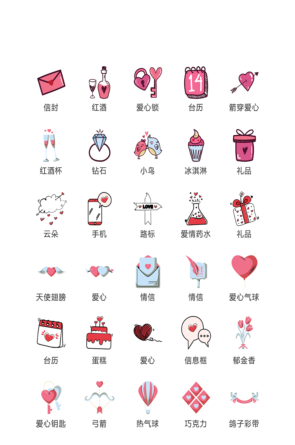 卡通手机网络程序图标素材