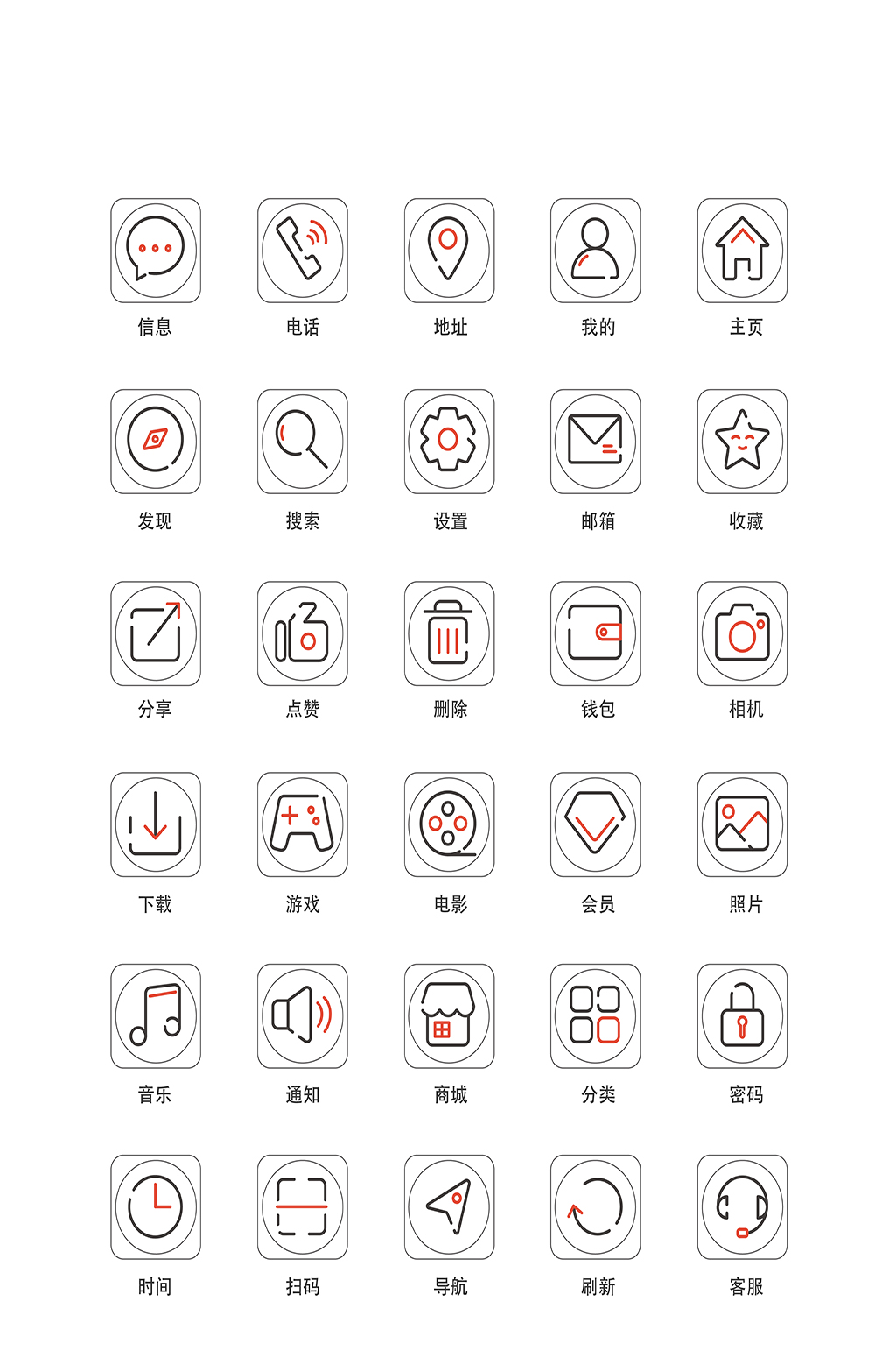 软件图标电子商务精品小图标素材