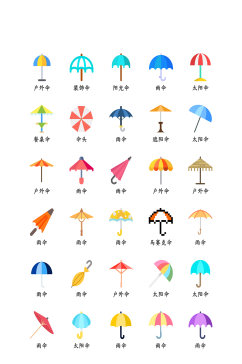 雨伞电子商务网店程序图标